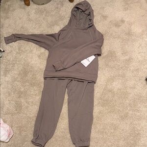 Jockey Women's Track Pants & Hoodie Set - Brown